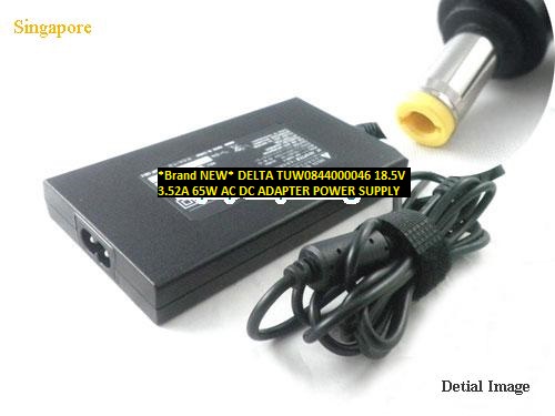 *Brand NEW* TUW0844000046 DELTA 18.5V 3.52A 65W AC DC ADAPTER POWER SUPPLY